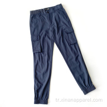 Pantolon Yan Slim Fit Alt Giyim Erkek Jogger Pantolon